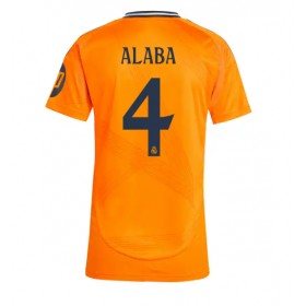 Real Madrid David Alaba #4 Borta Kläder Dam 2024-25 Kortärmad